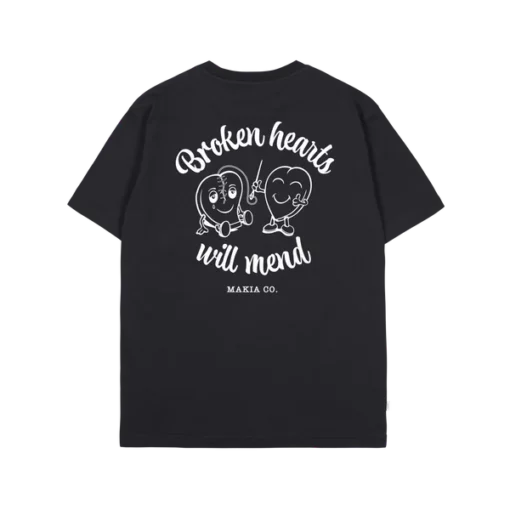 Makia Brokenheaterd T-shirt Black