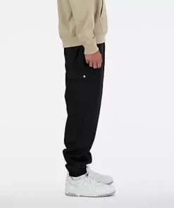New Balance Twill Cargo Jogger Black
