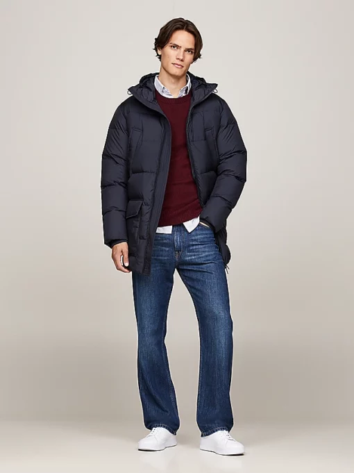Tommy Hilfiger Quilted Down Parka Desert Sky