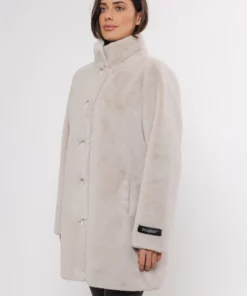 Rino & Pelle Nonna Faux Fur Coat Birch