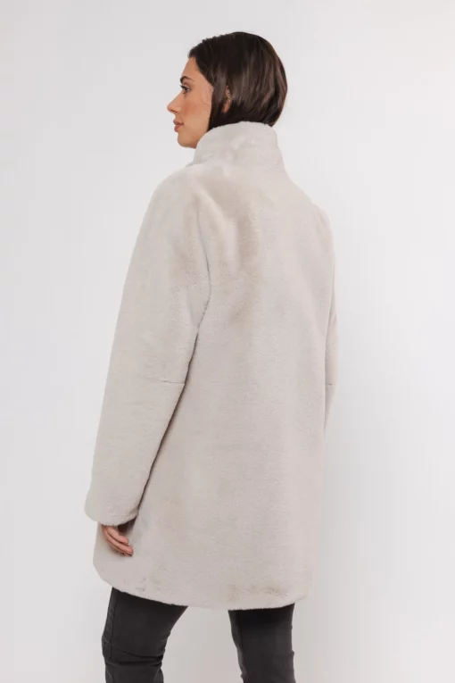 Rino & Pelle Nonna Faux Fur Coat Birch