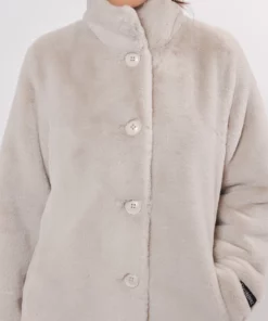 Rino & Pelle Nonna Faux Fur Coat Birch