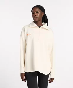 New Balance NYC Marathon Oversized Half Zip Linen