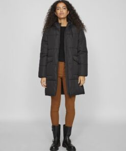 Vila Dorsty Padded Coat Black Beauty