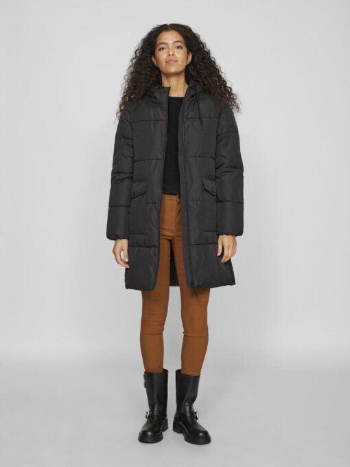 Vila Dorsty Padded Coat Black Beauty