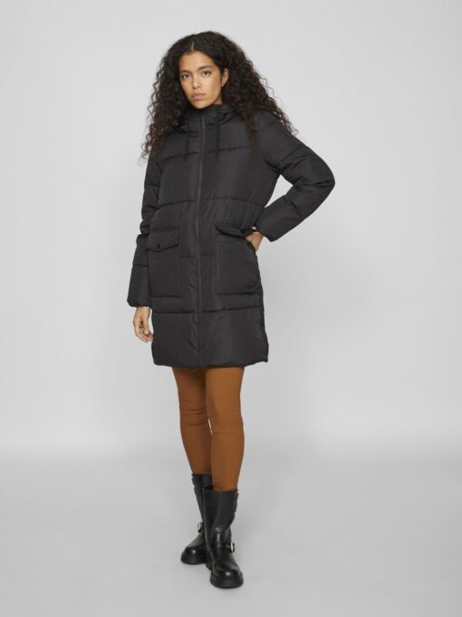 Vila Dorsty Padded Coat Black Beauty