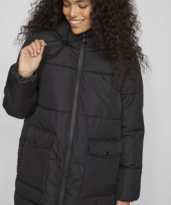Vila Dorsty Padded Coat Black Beauty