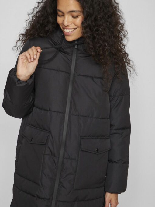 Vila Dorsty Padded Coat Black Beauty