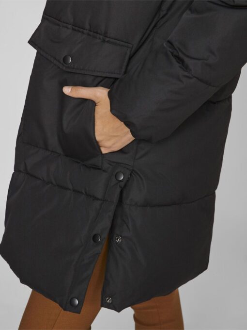 Vila Dorsty Padded Coat Black Beauty
