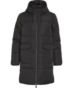 Vila Dorsty Padded Coat Black Beauty