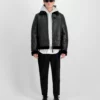 Alpha Industries B3 Leather Jacket Black