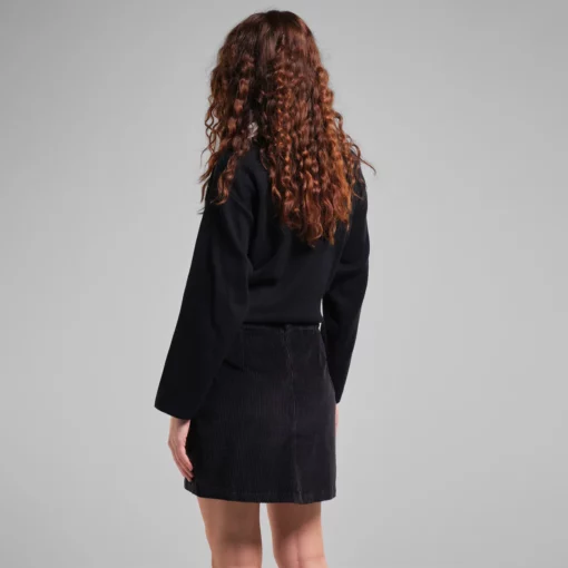 Dedicated Skirt Majorna Corduroy Black