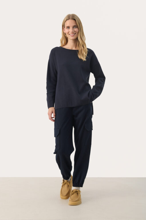 Part Two Klarra Pullover Dark Navy