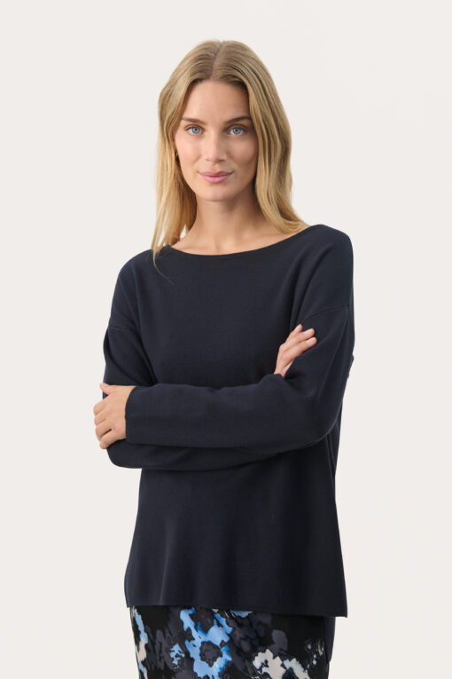 Part Two Klarra Pullover Dark Navy