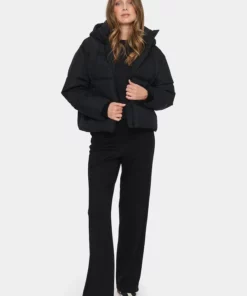 Saint Tropez Feysz Short Puffer Jacket Black