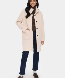 Saint Tropez Ferddysz Coat Creme