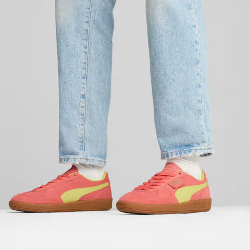 Puma Palermo Sneakers Unisex Salmon-Lime Sheen-Gum