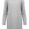 STI Perly Knit Tunic Light Grey Melange