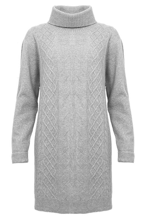 STI Perly Knit Tunic Light Grey Melange