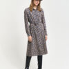 Gant Woman Paisley Shirt Dress Persian Blue