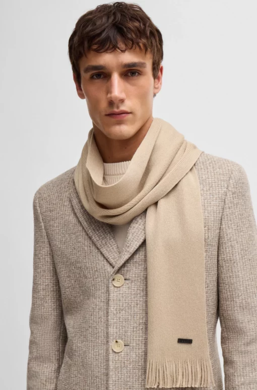 Boss Albas Scarf Light Beige