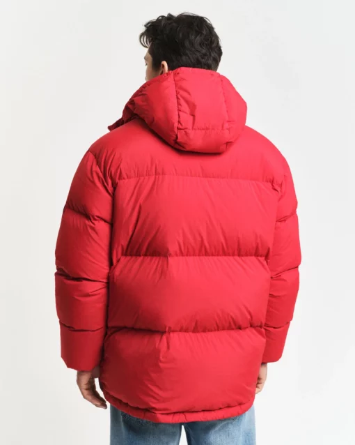 Gant Winter Down Puffer Jacket Ruby Red