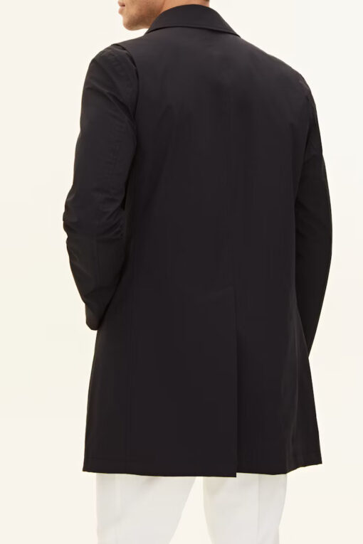 Oscar Jacobson Car Coat Dark Blue
