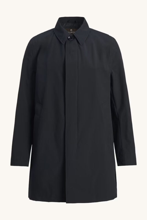 Oscar Jacobson Car Coat Dark Blue