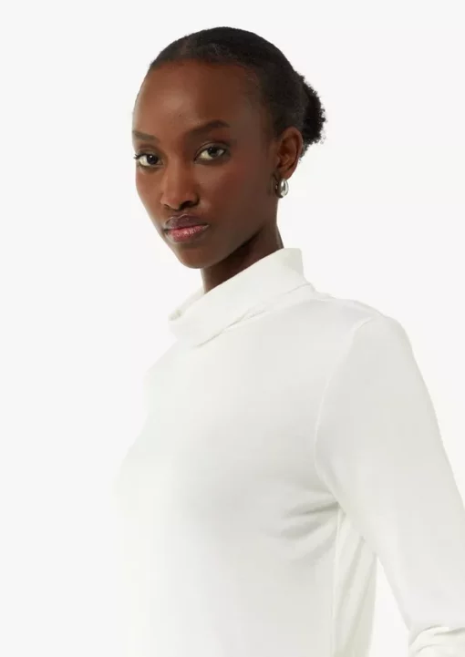 Comma, Long Sleeve T-shirt White