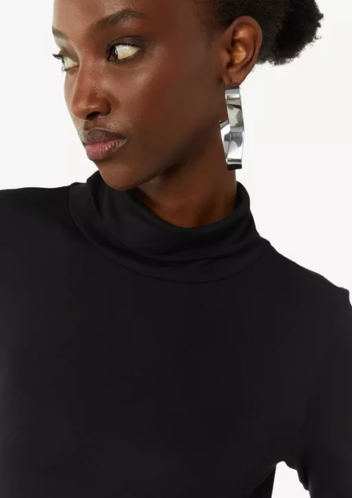 Comma, Long Sleeve T-shirt Black