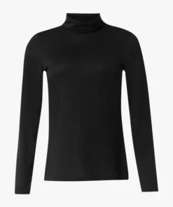 Comma, Long Sleeve T-shirt Black