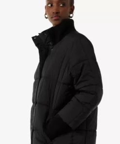 Comma, Quilted Coat Black