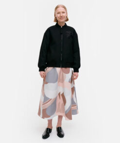 Marimekko Monumentti Solid Wool Coat Black