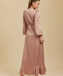 Dry Lake Shauni Dress Dusty Pink
