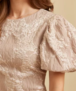 Dry Lake Liz Long Dress Champagne