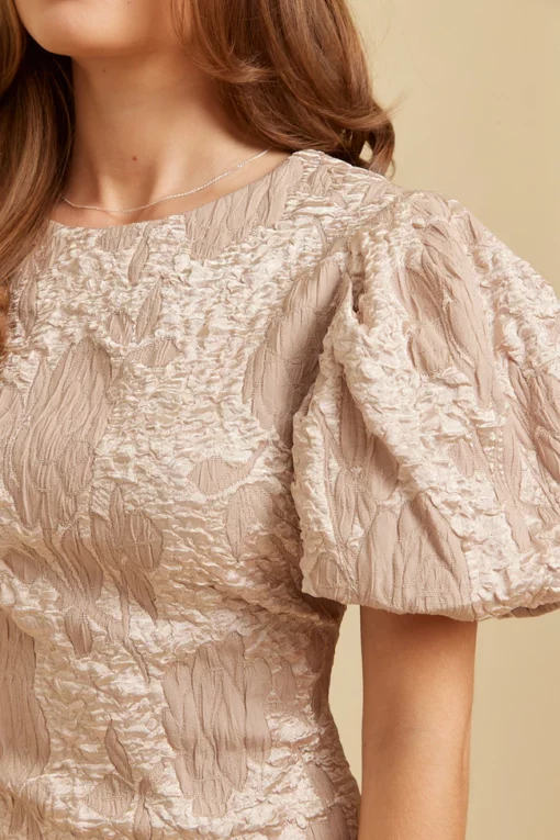 Dry Lake Liz Long Dress Champagne