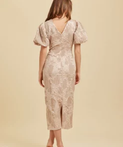 Dry Lake Liz Long Dress Champagne