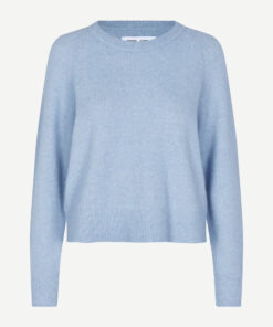 Samsøe Samsøe Nor O-neck Short Subdued Blue