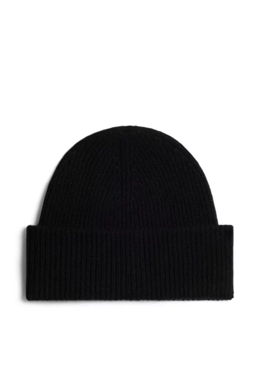 J.Lindeberg Monti Cashmere Blend Beanie Black