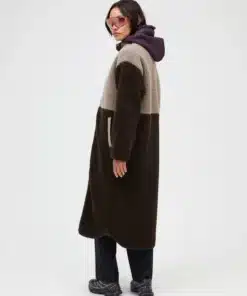 Peak Performance Heavy Piile Oversized Long Women Avid Beige/Cliff Edge