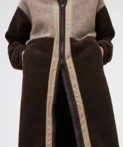 Peak Performance Heavy Piile Oversized Long Women Avid Beige/Cliff Edge
