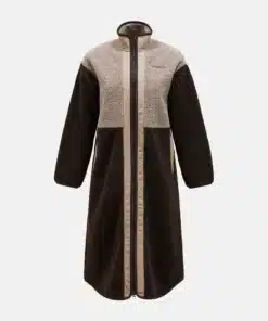 Peak Performance Heavy Piile Oversized Long Women Avid Beige/Cliff Edge