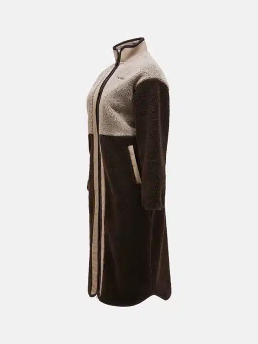 Peak Performance Heavy Piile Oversized Long Women Avid Beige/Cliff Edge