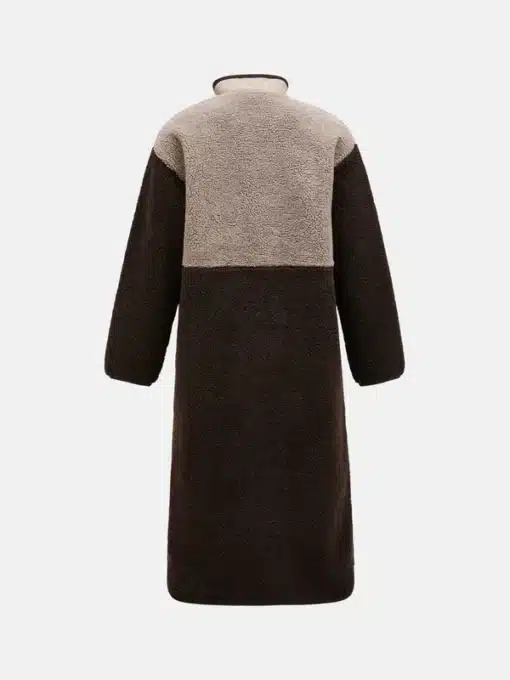 Peak Performance Heavy Piile Oversized Long Women Avid Beige/Cliff Edge