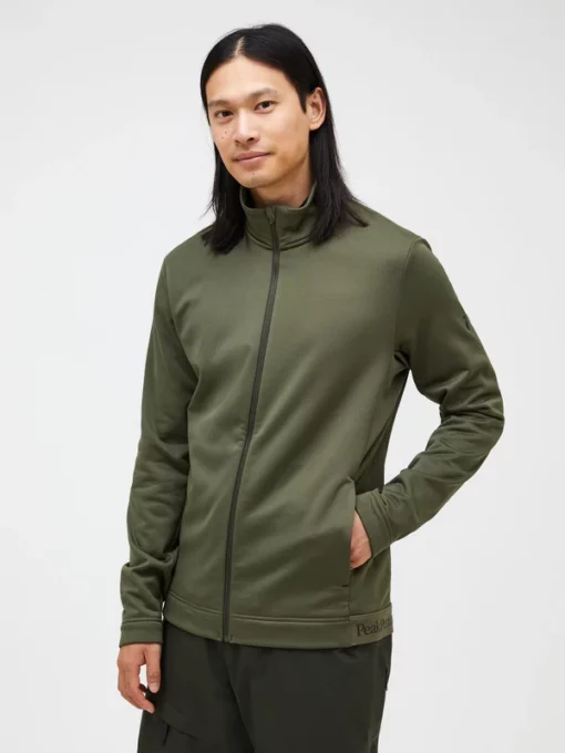 Peak Performance Rider Tech Zip Jacket Men Pine Needle