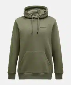 Peak Performance Original Small Logo Hood Men Pine Needle