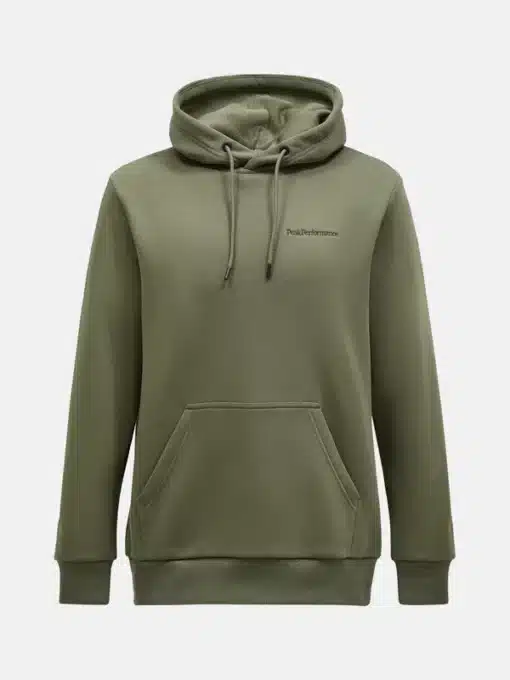 Peak Performance Original Small Logo Hood Men Pine Needle