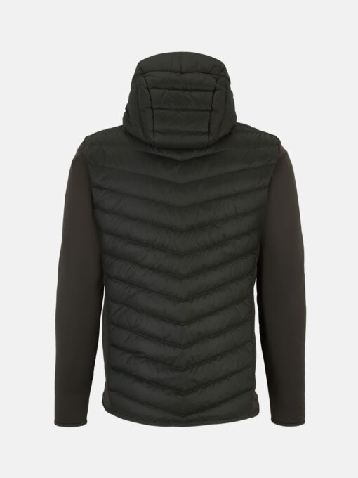 Peak Performance Frost Down Hybrid Hood Jacket Men Olive Extreme