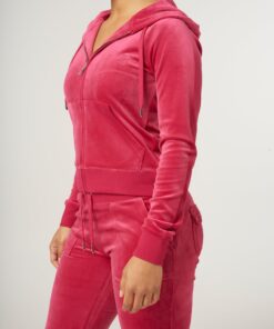 Juicy Couture Classic Velour Robertson Zip Hoodie Vivacious