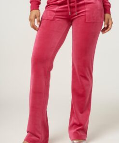 Juicy Couture Classic Velour Del Ray Pocket Pant Vivacious
